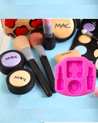 SILICON NEW MAKEUP THEME FONDANT MOLD
