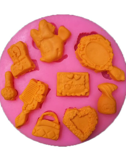 SILICON NEW FLASH FASHION FONDANT MOLD