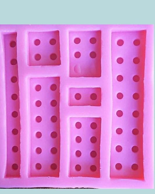 SILICON LEGO FONDANT MOLD