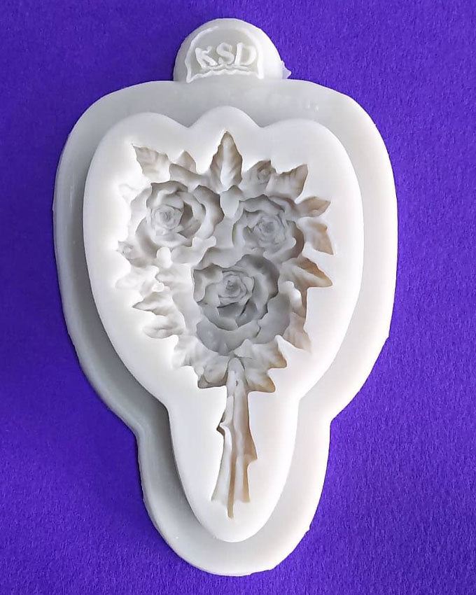 VIEW DETAILS Silicon Vase Rose Fondant Mold Sixe 8×10 cm