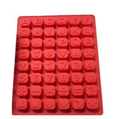 ALPHABET AND NUMBER CHOCOLATE MOLD