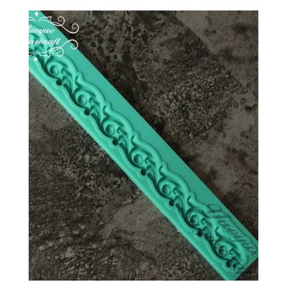 SILICON ROYAL WALL CORNER FONDANT MOLD