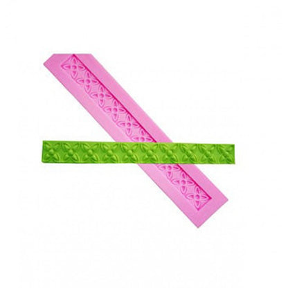 SILICON FLOWER PETAL CAKE BORDER FONDANT MOLD