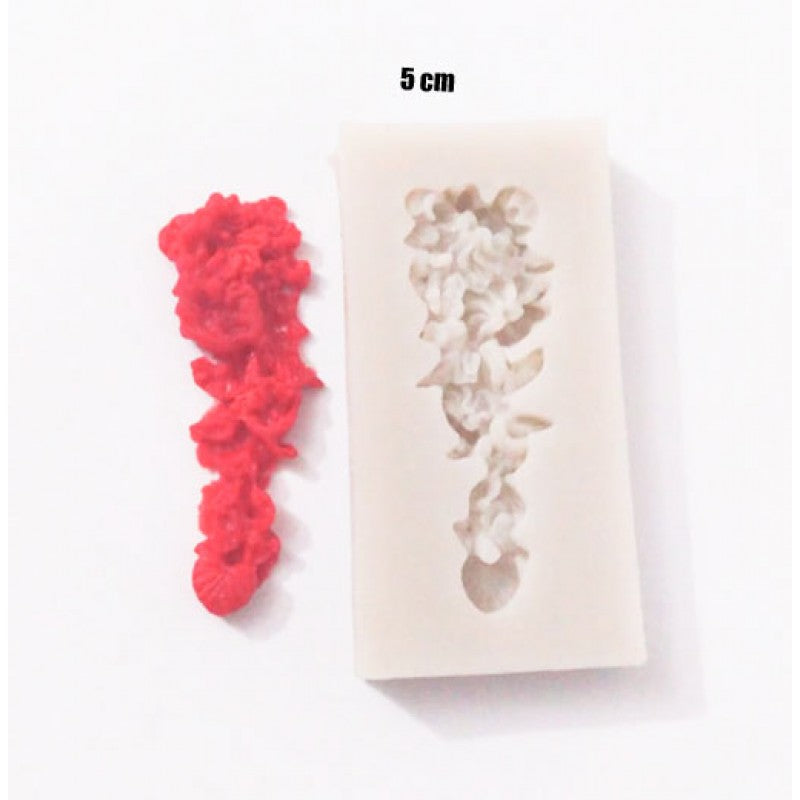 SILICON MINI ROSE QUILT FONDANT MOLD