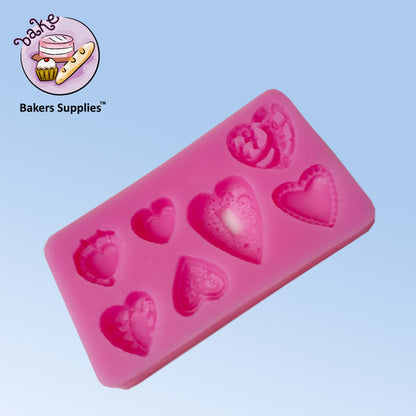 HEART DIAMOND COLLECTION SILICON MOLD