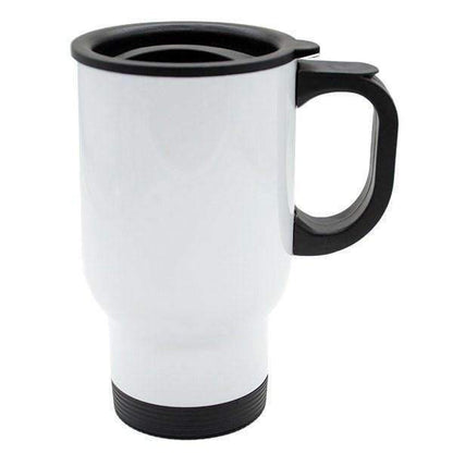 White Glossy SS Insulated Travel Mug 140oz