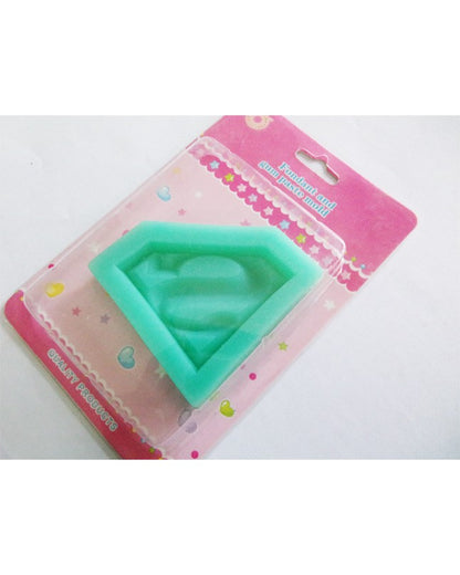 Silicon Mini Superman Logo Fondant Mold