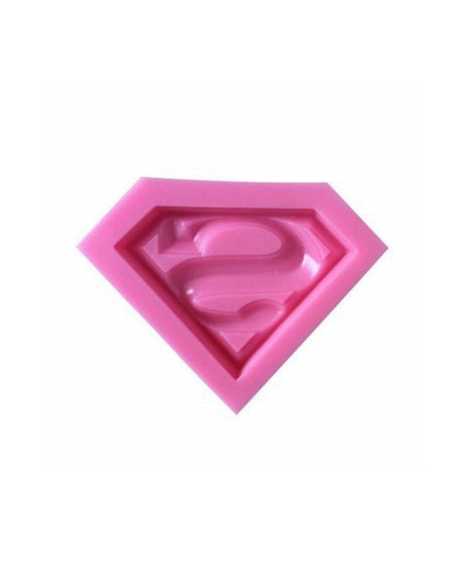 Silicon Mini Superman Logo Fondant Mold