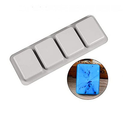 SILICONE 4 CAVITY VEDINI SOAP MOLD