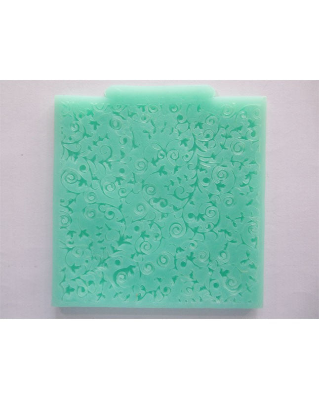 Silicon Green Vine Lace Fondant Mold