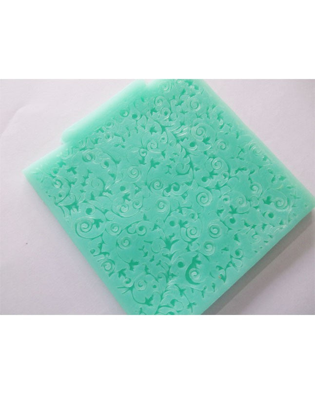 Silicon Green Vine Lace Fondant Mold