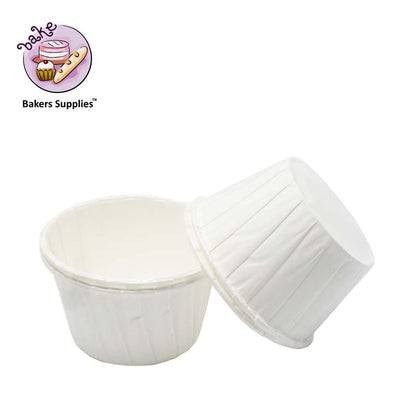 White Round Edge Cupcake Liner 100pcs