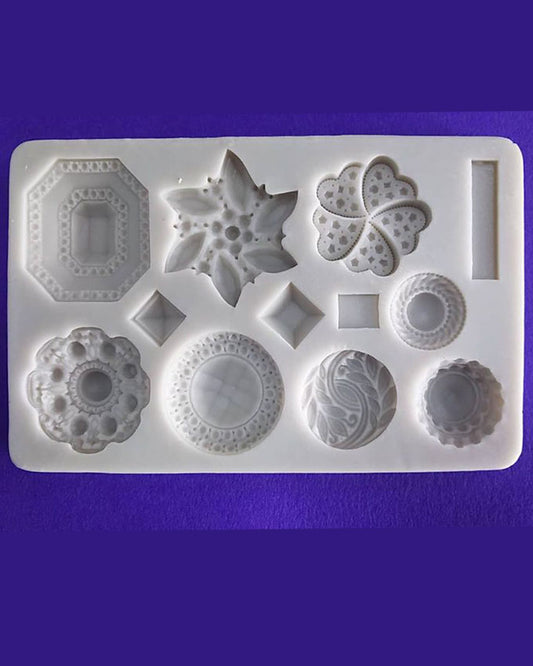 Silicon Royal Gems Fondant Mold