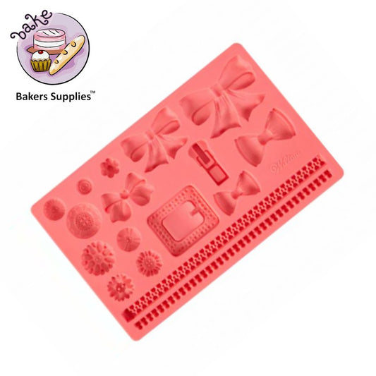 Silicon Zipper Bow Gumpaste Fondant Mold